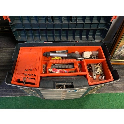 116 - Zag toolbox with assortment of tools