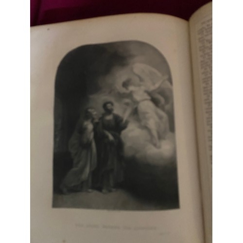 218 - Antique Rev. John Brown self interpretating Holy Bible with illustrations, published October 1885