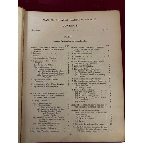 220 - Collection of cookery books including Army Catering Services 1954 and Mother's Recipes Cookery Book ... 