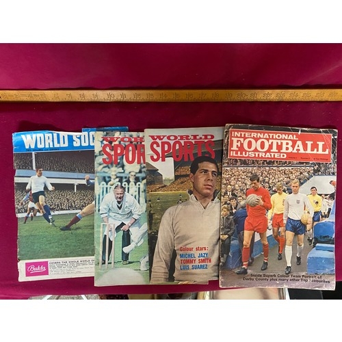 310 - 3 World Football and Sports magazines from 1966