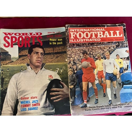 310 - 3 World Football and Sports magazines from 1966