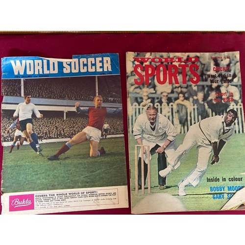 310 - 3 World Football and Sports magazines from 1966