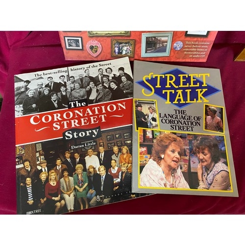 434 - Selection of 3 books about the TV drama Coronation St