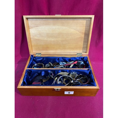 9 - Box of old watches