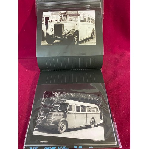 33 - 2 Albums of Vintage Bus and Coach photos.