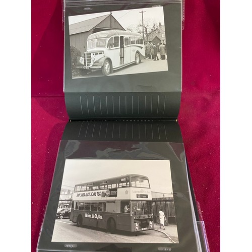 33 - 2 Albums of Vintage Bus and Coach photos.