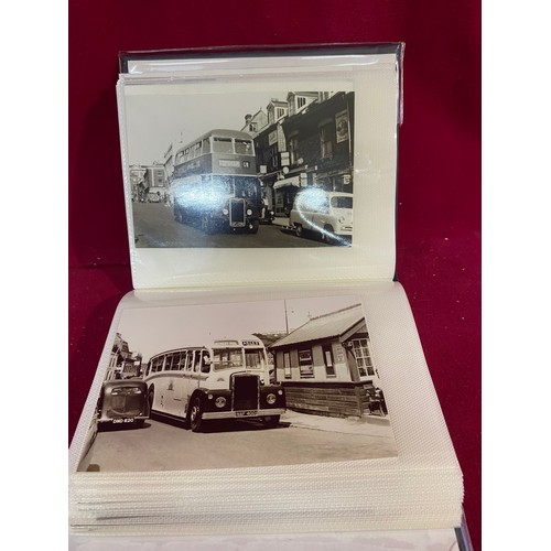 33 - 2 Albums of Vintage Bus and Coach photos.