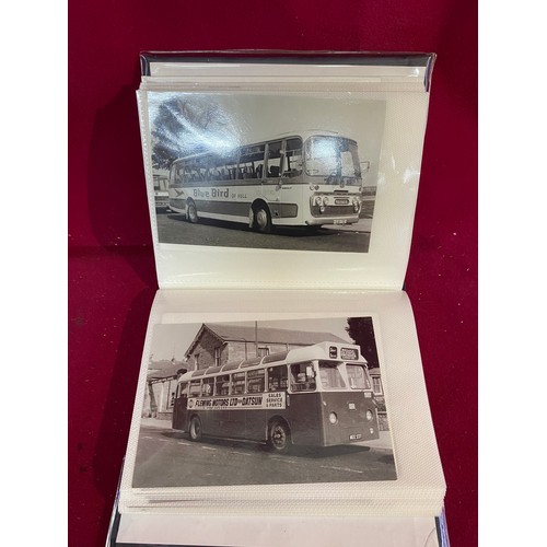 33 - 2 Albums of Vintage Bus and Coach photos.