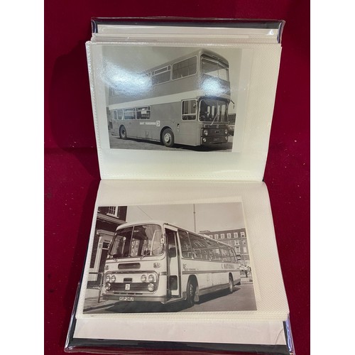 33 - 2 Albums of Vintage Bus and Coach photos.