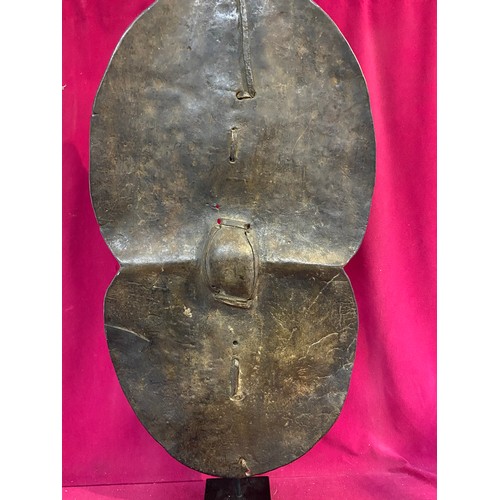 88 - African shield, Sudanese or Ethiopian,  c1820-50 but could be earlier measuring 71 cms long