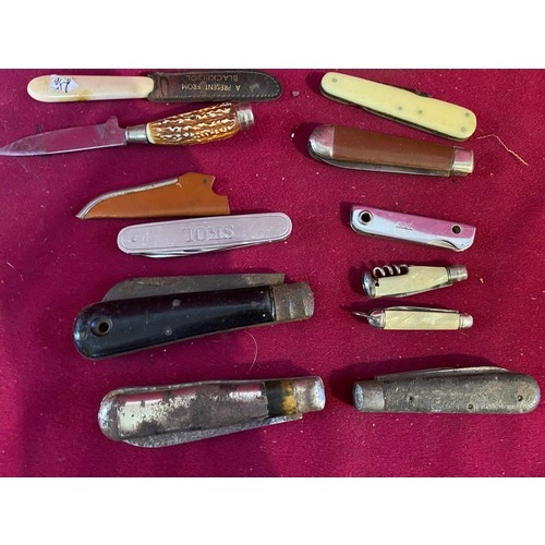 55 - Selection of old Penknives