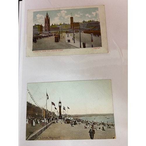 72 - 2 Postcards Albums filled with Edwardian postcards.