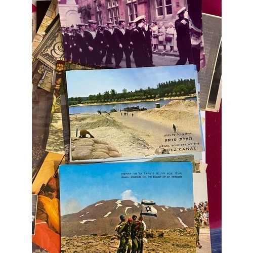 79 - Collection of Military ephemera, photo's, postcards, clippings and paperwork. Some photo's of German... 