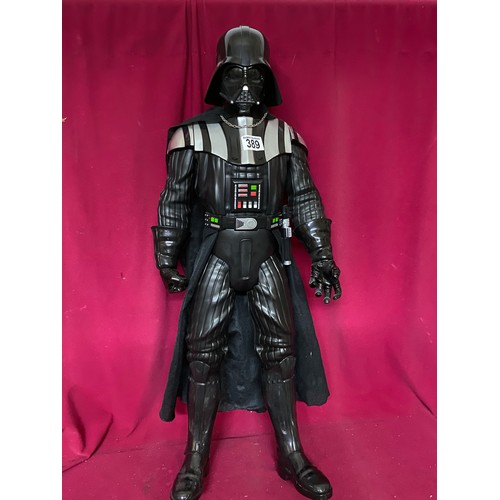 389 - Large Star Wars Figures, Darth Maul and Storm Trooper, standing 79cms and 45cms.