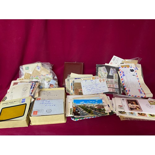 48 - Large collection of stamps, first day covers and postal history.