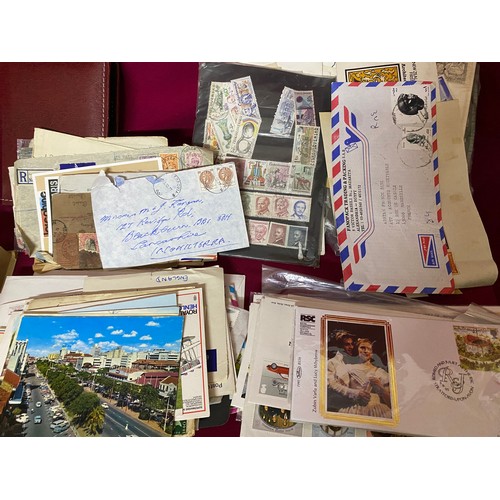 48 - Large collection of stamps, first day covers and postal history.