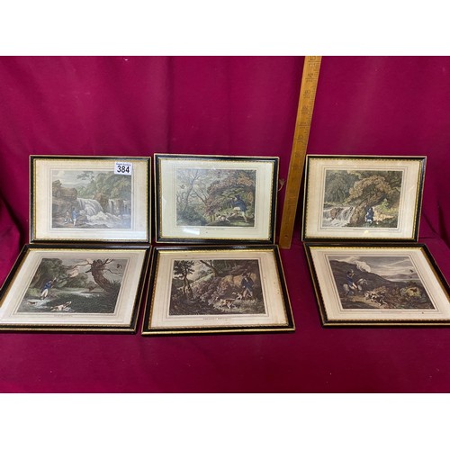 384 - Selection of 6 x Samuel Howitt framed prints