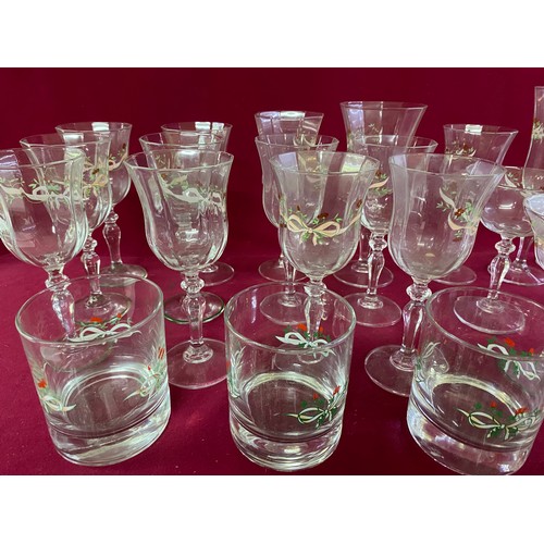 609 - Box of assorted 'Eternal Beau' glasses