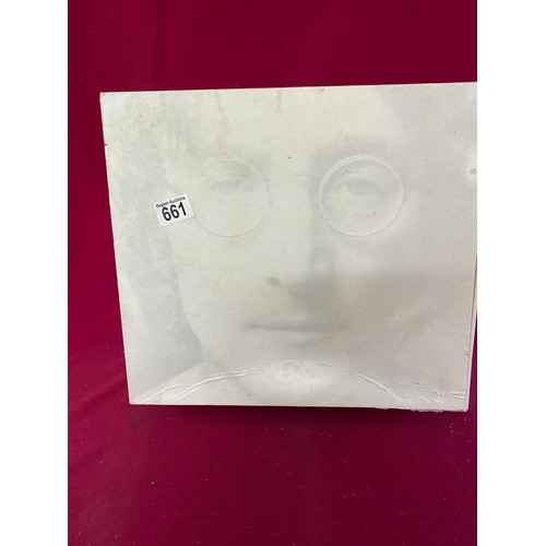 661 - John Lennon's time capsule limited edition No. 5377 'Box Of Vision'