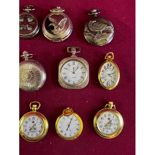 666 - Collection of 15 x pocket watches