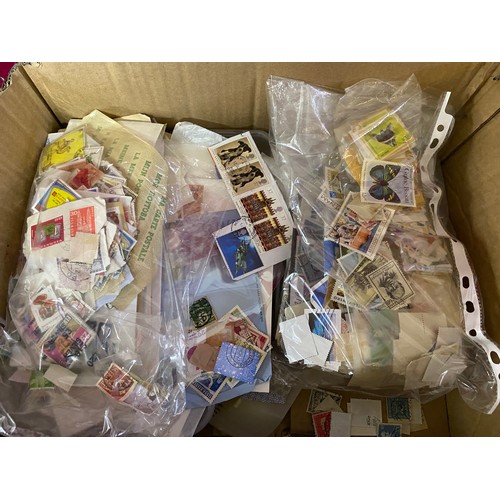 587 - Large collection of stamps and First Day covers.