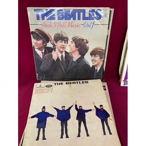 580 - Collection of Beatles Records.