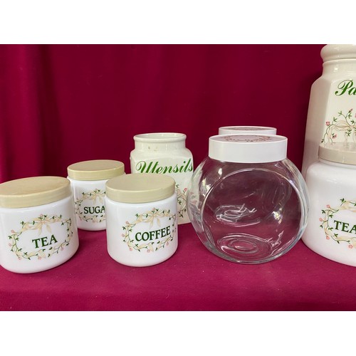 633 - 10 x Eternal Beau storage jars and containers