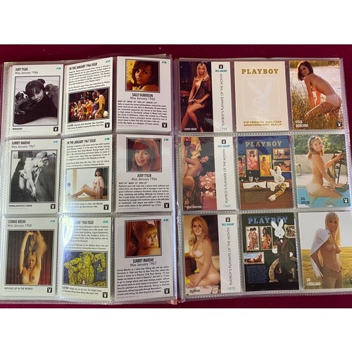 503 - Album of Playboy centerfold collectors cards