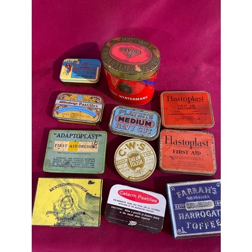 561 - Collection of old tins