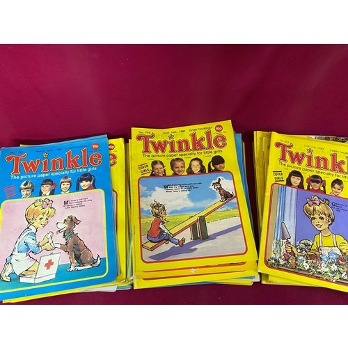 670 - Collection of 66 x Twinkle comics from 1982 and 1983