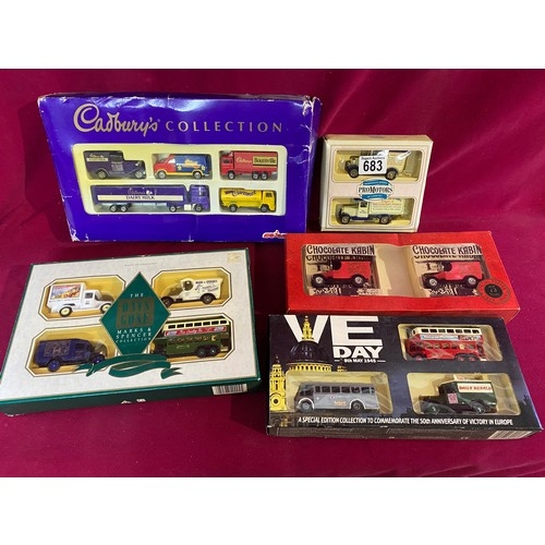 683 - Collection of 5 x Lledo boxed collectable model sets