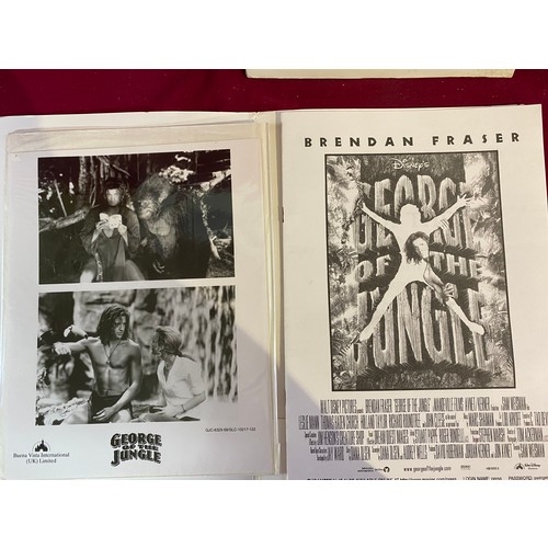 685 - 3 x press packs for 'George of the Jungle', 'Mighty Joe Young' and 'My Favourite Martian'