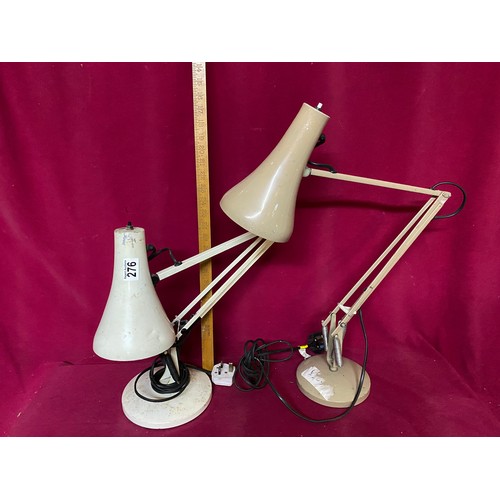 276 - Pair of Herbert Terry model 90 anglepoise lamps