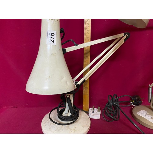 276 - Pair of Herbert Terry model 90 anglepoise lamps