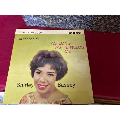 278 - Selection of Lp's and singles, artists include Shirley Bassey, Eurythmics, Jerry and the Pacemakers,... 