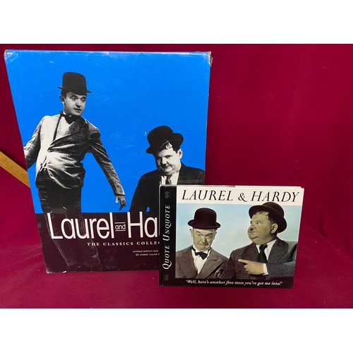 279 - Laurel and Hardy classic DVD collection and book