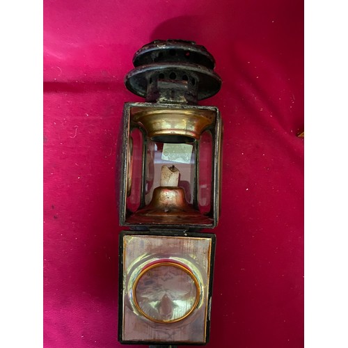 24 - Vintage carriage lamp.