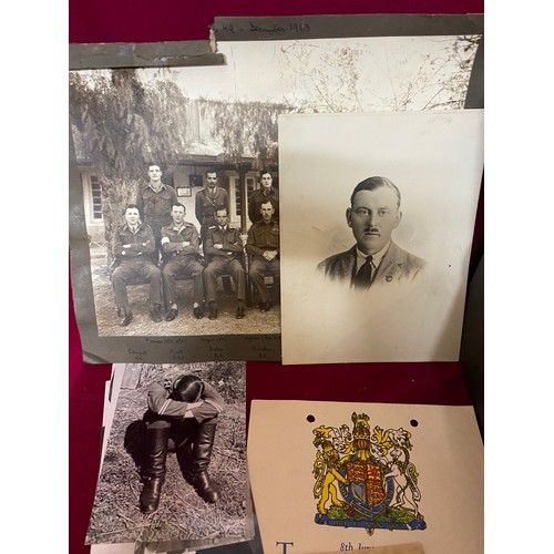 28 - Box of WW1 and WW2 military photos