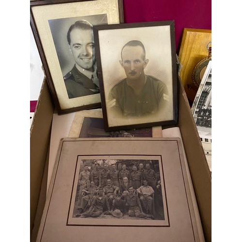 28 - Box of WW1 and WW2 military photos