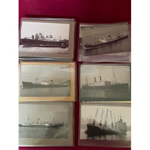 32 - Collection of vintage shipping photos