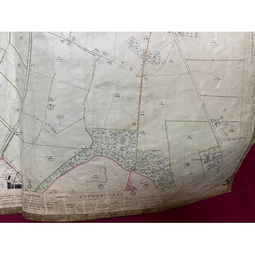 36 - 1932 Edition large scale survey map of Lytham and Ballam.