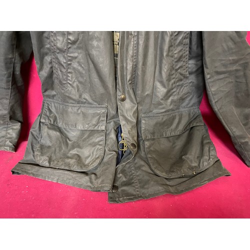 58 - Barbour waxed coat size L