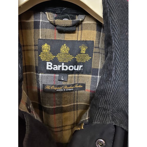 58 - Barbour waxed coat size L