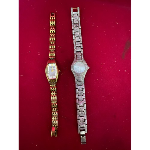 453 - 2 ladies watches, an Accurist with mother or Pearl face and a Sekonda 4380 AHT