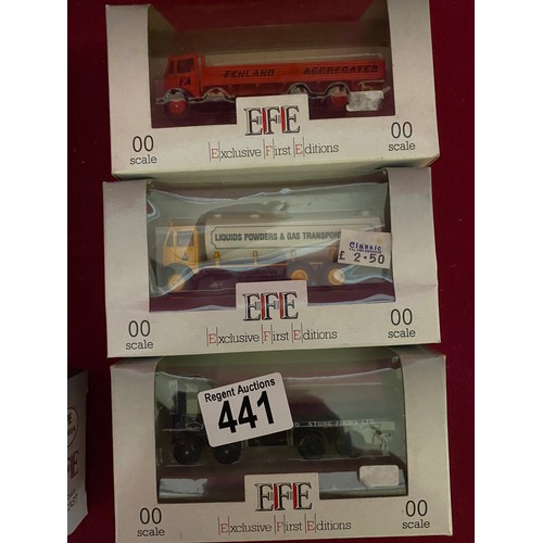 441 - Collection of 9 x boxed Exclusive First Editions OO scale die cast models