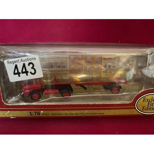 443 - Collection of 6 x boxed Exclusive First Editions 1:76 scale die cast models