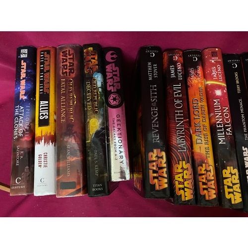 266 - Collection of hardback Star Wars books