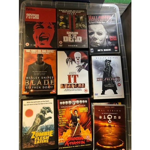 422 - Selection of approximately 150 Horror DVD's including ome rare and cult titles.