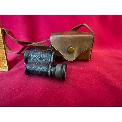 122 - WW1 German 1916 Carl Zeiss M.Blink 16 signal lamp and blink monocular with original case