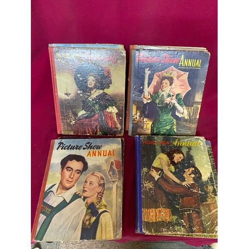 162 - Collection of picture show Annuals.